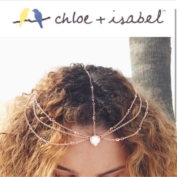 Chloe + Isabel Accessories - JEN Atkin x Chloe + Isabel Crystal Headpiece ROSE GOLD c+i